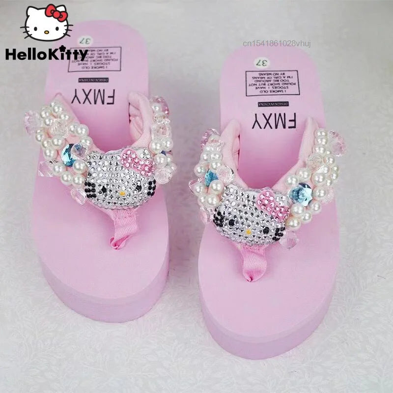 hello kitty soft flip flops 💞