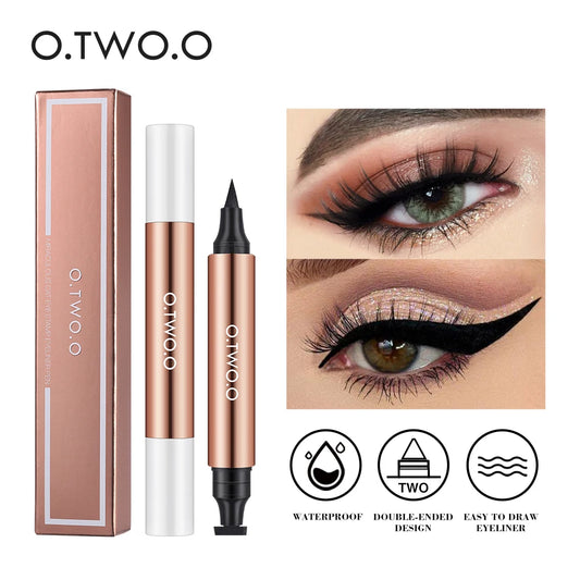 black eyeliner stamp pen 👁️