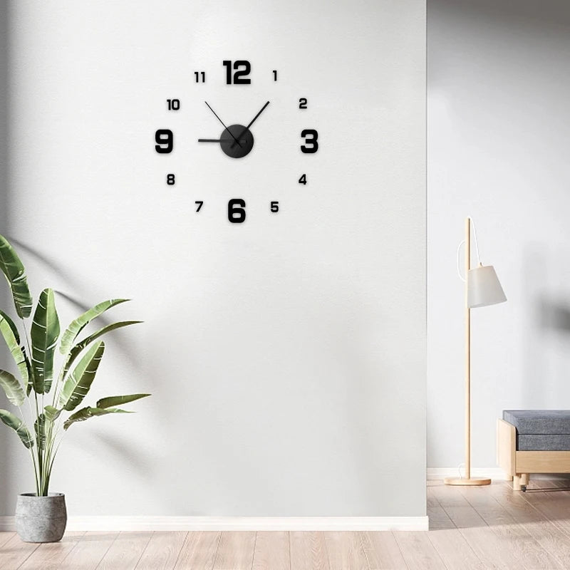 frameless wall clock 🕜