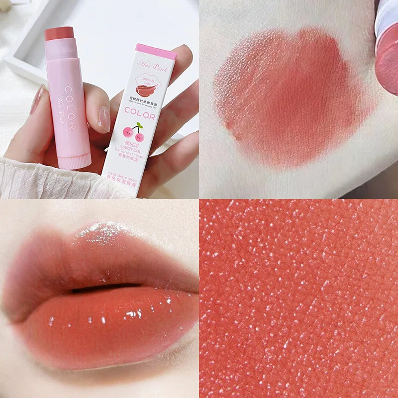 colored moisturizing lip balm♥️