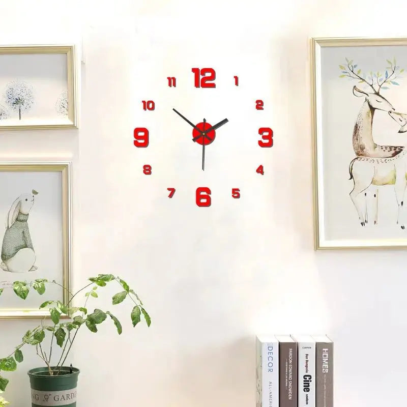 frameless wall clock 🕜