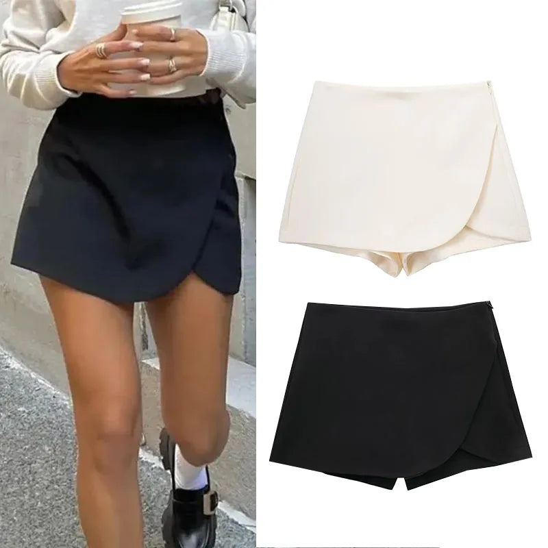 assymetric short skirt 💞