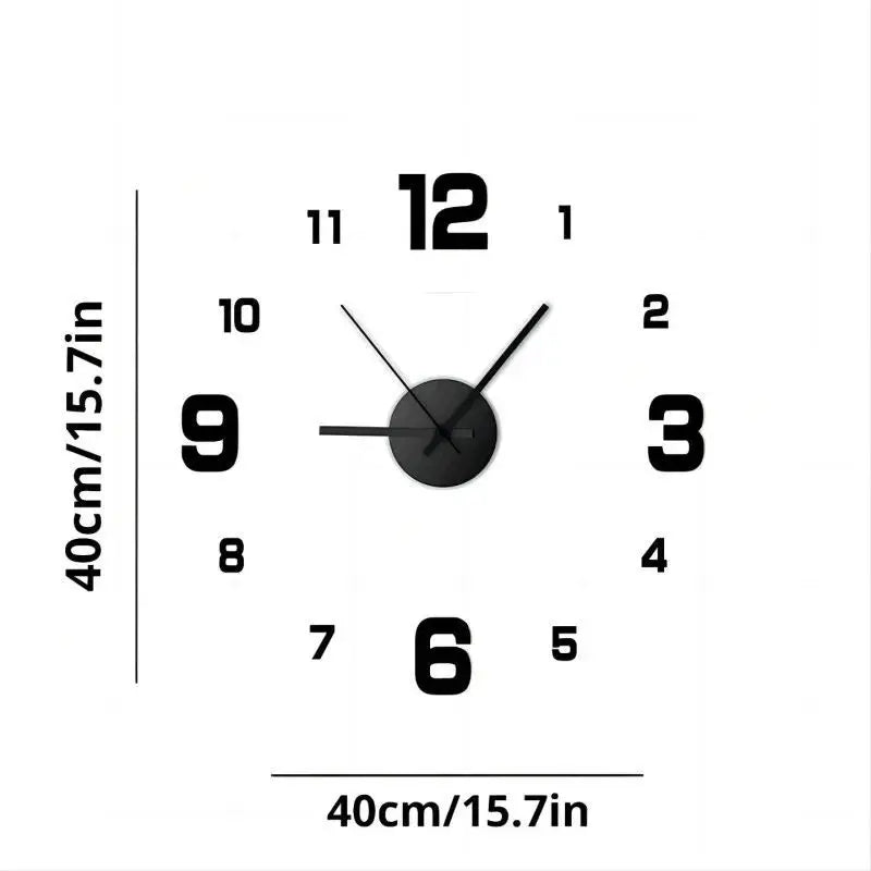 frameless wall clock 🕜